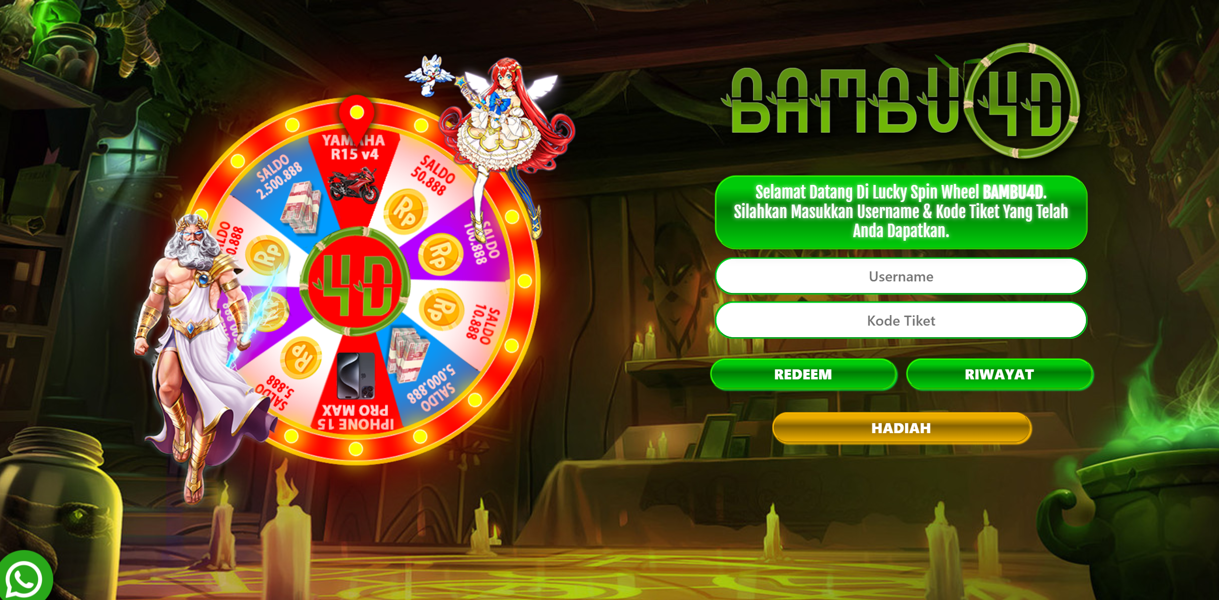 Jasa Pembuatan Lucky Spin Wheel